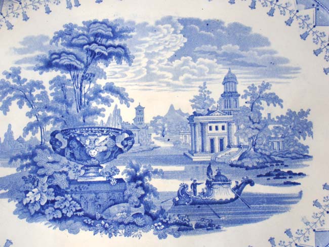 A large 19th century Staffordshire Platter by Thomas Mayer circa 1830 — image 2